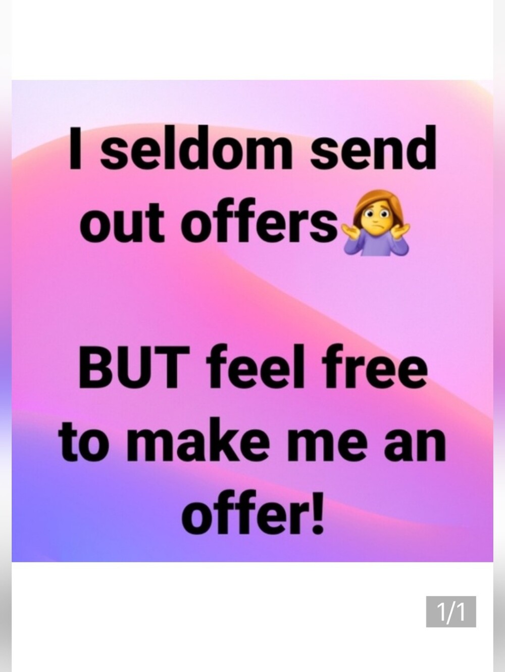 Make an offer!